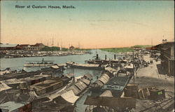 River at Custom House Postcard