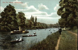 Eel Pie Island, Twickenham Postcard