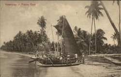 Katamaran or Fishing Boat Postcard