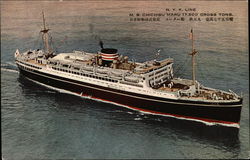 M.S. Chichibu Maru, NYK Line Boats, Ships Postcard Postcard