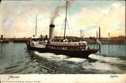 Ferry "Gefion" Malmo, Sweden Postcard Postcard