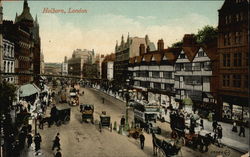 View of Holborn London, England Postcard Postcard