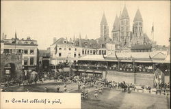 Festival, Medieval Knights Fighting Postcard