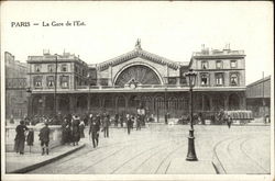 La Gare de l'Est Postcard