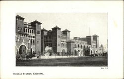 Howrah Station Calcutta, India Postcard Postcard