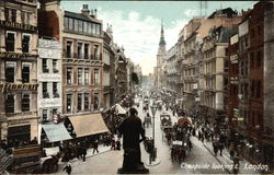 Cheapside Looking East London, England Postcard Postcard