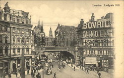 Ludgate Hill London, England Postcard Postcard