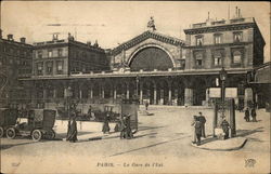 La Gare de l'Est Postcard