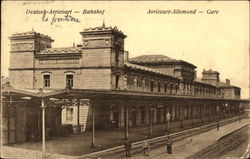 Deutsch-Avricourt - Bahnhof / Avricourt-Allemand - Gare France Postcard Postcard