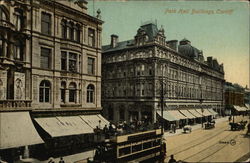 Park Hall Buildings Cardiff, Wales Postcard Postcard