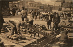 Kaasmarkt Alkmaar, Netherlands Benelux Countries Postcard Postcard