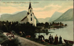 Helgheim Church Sondfjord, Norway Postcard Postcard