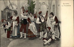 La Tarantella Postcard