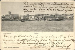 View of Asuncion from the River Postcard