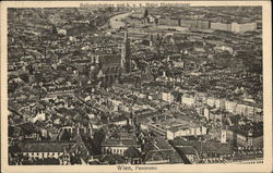 Panoramic View of City Postcard