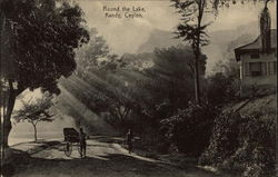 Round the Lake Kandy, Sri Lanka Southeast Asia Postcard Postcard