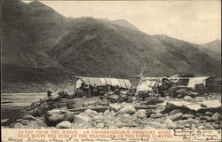 Saved From the Wreck, Yangtze River China Postcard Postcard