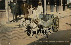 City Water Delivery Caimanera, Cuba Postcard Postcard