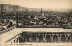 View of City, Looking South Cairo, Egypt Africa Postcard Postcard