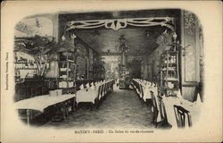 Maxim's - Un Salon du rez-de-chaussée Postcard