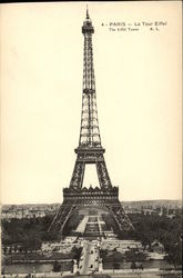 The Eiffel Tower Paris, France Postcard Postcard