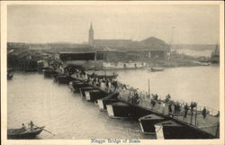 Bridge of Boats Postcard