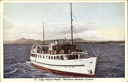 Nahuel Huapi Lake - Motorboat "Modesta Victoria" Postcard