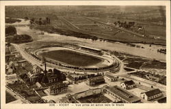 Vue Prise en Avion Vers Le Stade Postcard