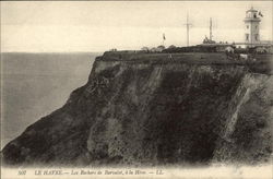 Les Rochers de Barvalet, à la Hève Le Havre, France Postcard Postcard