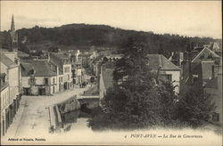 La Rue de Concarneau Pont-Aven, France Postcard Postcard