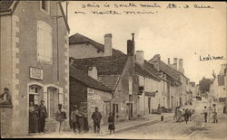 A Street Scene in France Postcard