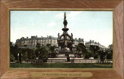 View of West End Park Postcard