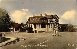 Chequers Hotel Horley, England Postcard Postcard