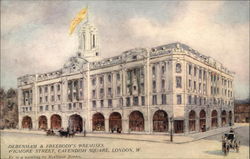 Debenham & Freebody's Premises, Wigmore Street, Cavendish Square London, England Postcard Postcard