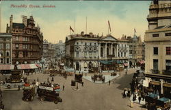 Picadilly Circus London, United Kingdom Postcard Postcard