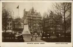 View of Leicester Square Postcard