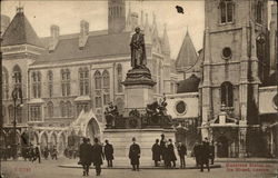 Gladstone Statue in The Strand Postcard