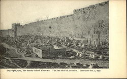 The East Wall of Jerusalem Israel Middle East Postcard Postcard