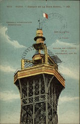 Summit of the Eiffel Tower Postcard