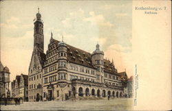 Rathaus Rothenburg, Germany Postcard Postcard