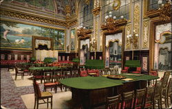 Interior of the Casino - La Salle Touzet (Trente et Quarante) Postcard