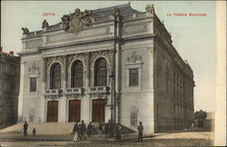 Le Theatre Municipal Postcard