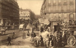 La Rue Saint-Lazare Postcard