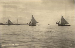 Fishing Boats Postcard