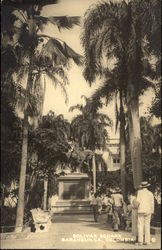 Bolivar Square Baranquilla, Colombia South America Postcard Postcard