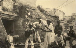 San Felipe Fortress - Musicians Cartagena, Colombia South America Postcard Postcard