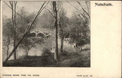 Nuneham Bridge From the Woods Nuneham Courtenay, England Postcard Postcard