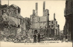 Rue des Cordeliers Reims, France Postcard Postcard