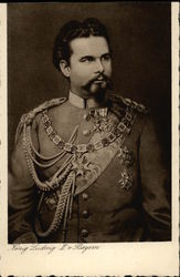 Ludwig II of Bavaria Royalty Postcard Postcard