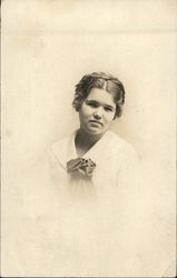 Portrait of Girl Postcard